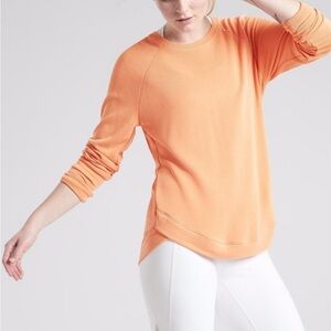 Athleta Serene Mindset Sweatshirt Sunrise